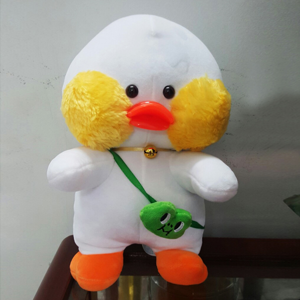 Gấu Bông Vịt Má Hồng Đeo Túi Gb63