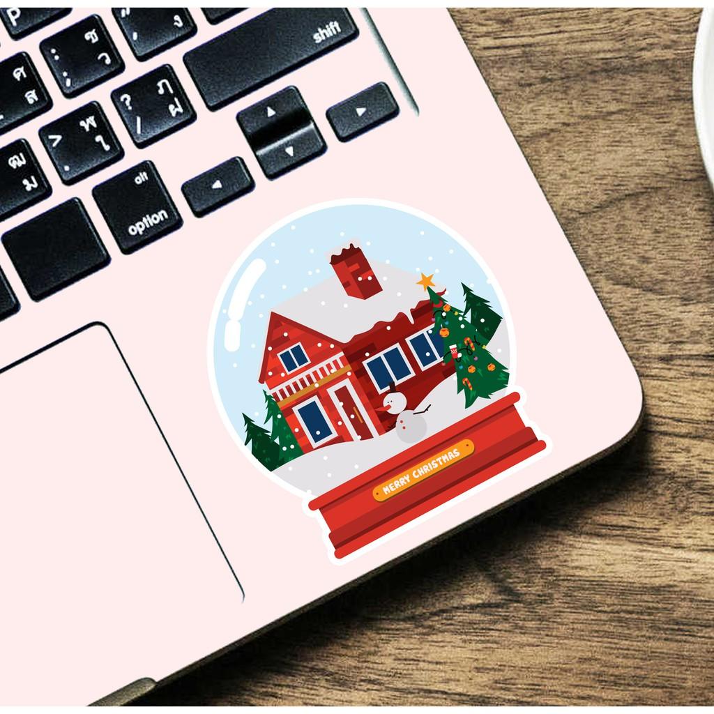Sticker Trang Trí Noel Mã 01 - Sticker Dán Mũ Bảo Hiểm , Hình Dán Trang Trí Laptop , Điện Thoại Chất Liệu Chống Nước