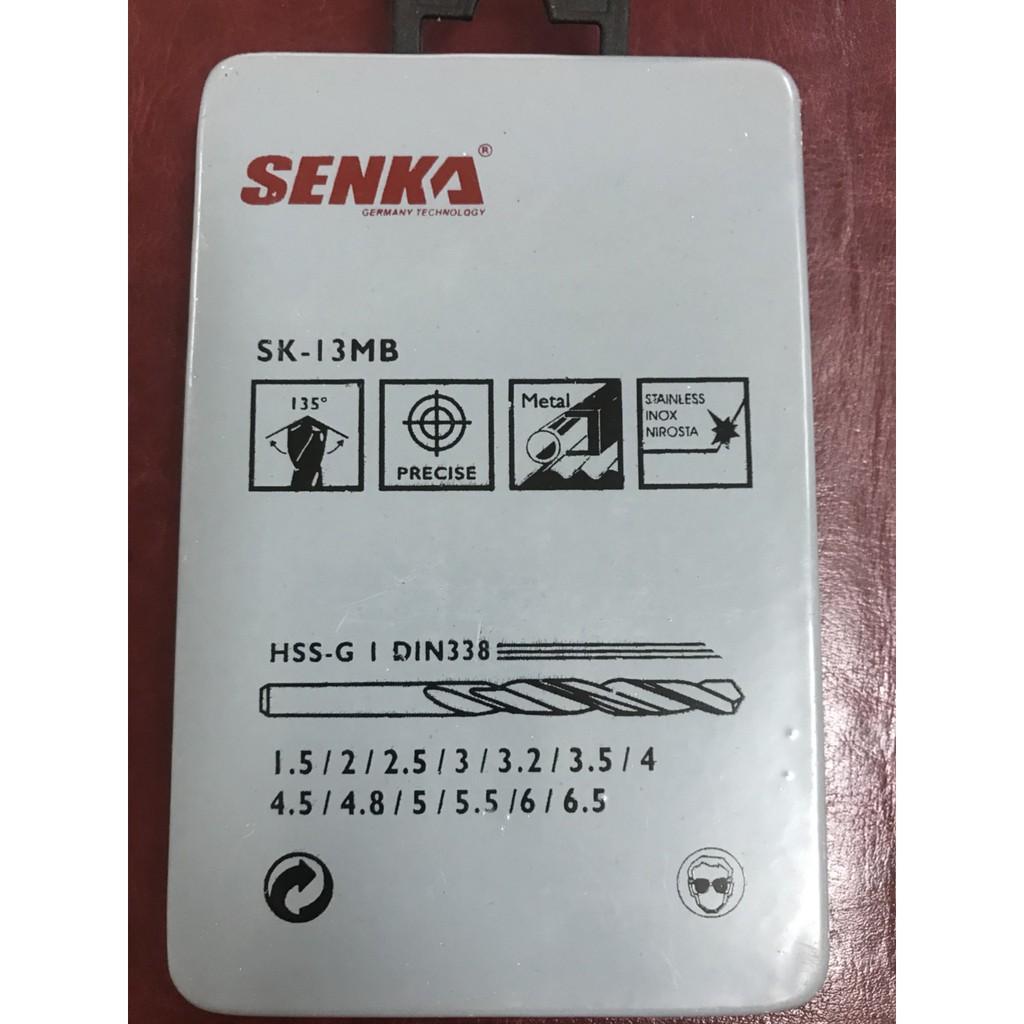 SENKA 1 Bộ mũi khoan SẮT INOX, Mũi khoan kim loại Vàng - Đen chất lượng tốt