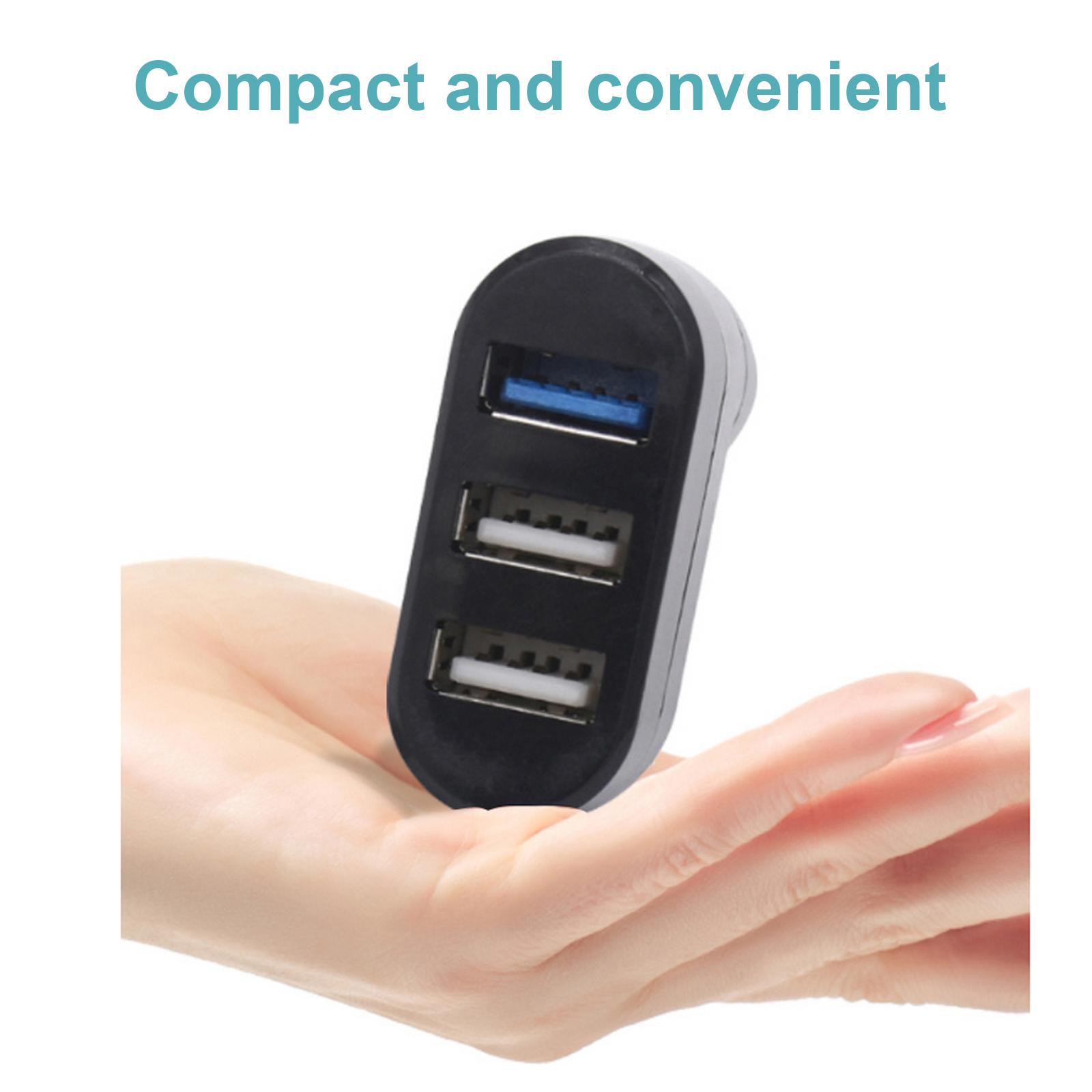 Bộ điều hợp Hub USB 3 trong 1 Cổng đầu ra TV USB 3.0 kép