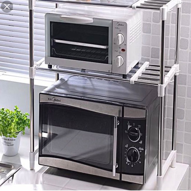 Kệ lò vi sóng chỉnh ngắn dài tặng kèm 1 bàn chải điện trẻ em