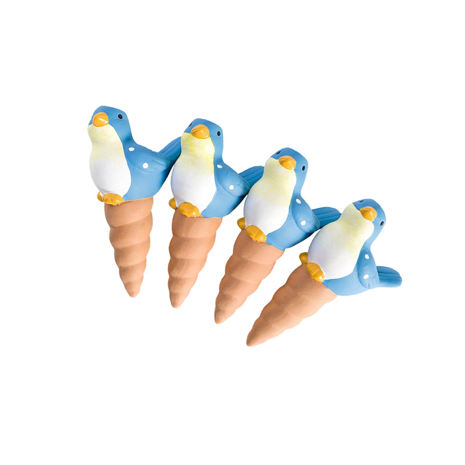 4 Pieces Cute Water Seepage Device Practical for Bonsai Outdoor Garden