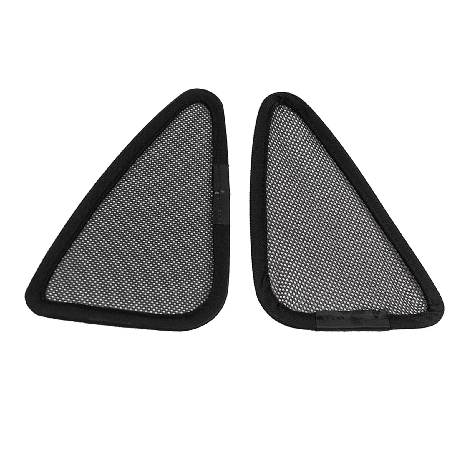 Set of 2 Window Sunshade Cover Triangular Net Protector for Tesla Model 3