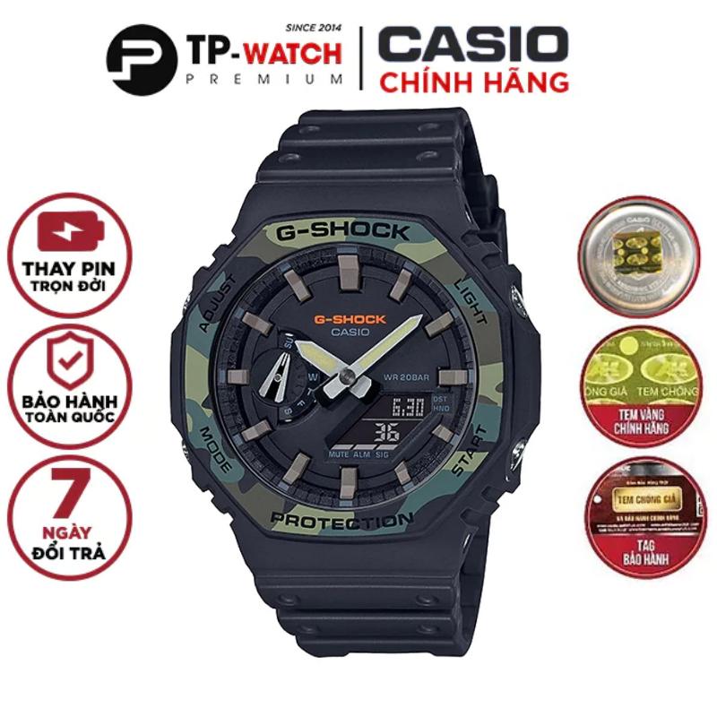 Đồng hồ nam dây nhựa Casio G-Shock chính hãng GA-2100SU-1ADR