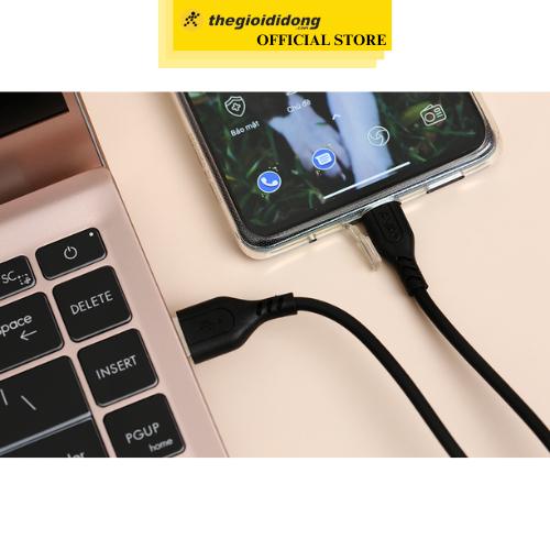 Cáp Type C 1m AVA+ DS07CB-TB Đen - Hàng Chính Hãng