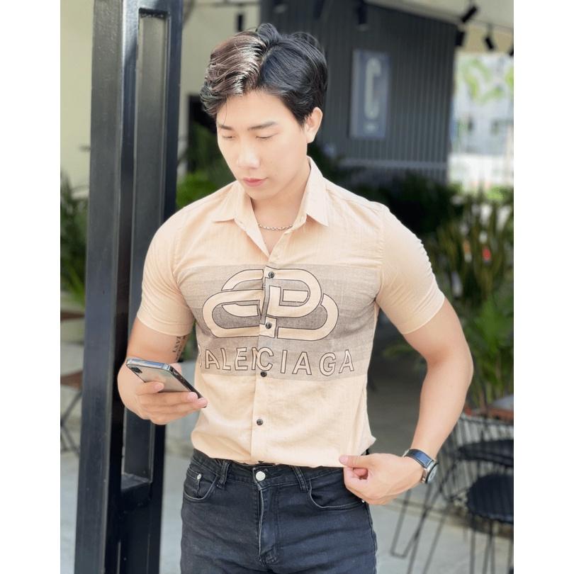 ÁO SƠ MI NAM NGẮN TAY ĐŨI THỜI TRANG NAM NAM TÍNH - THỜI TRANG LUXURY ĐẲNG CẤP THỜI TRANG NAM 1986