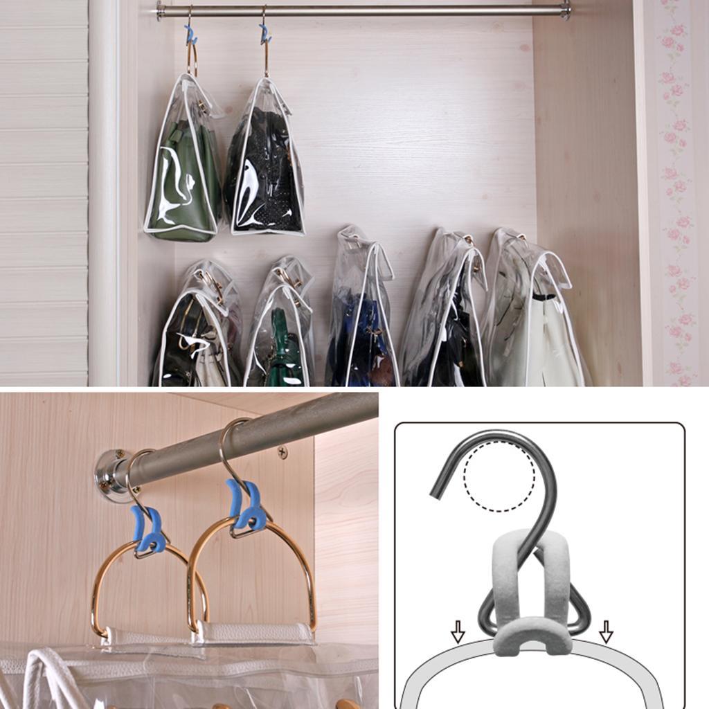 Women’s Transparent Storage Bag Clear Cosmetic PVC Organizer Dustproof Handbag Holder