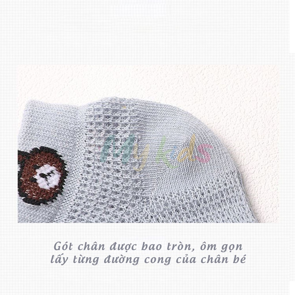 SET 5 ĐÔI VỚ LƯỚI GẤU CHO BÉ ( 6 TUỔI )