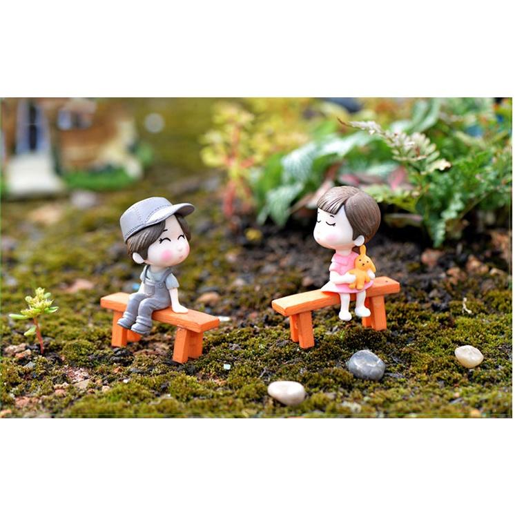 Set tình nhân xinh xắn trang trí taplo xe hơi - Hoàng Đông Shop