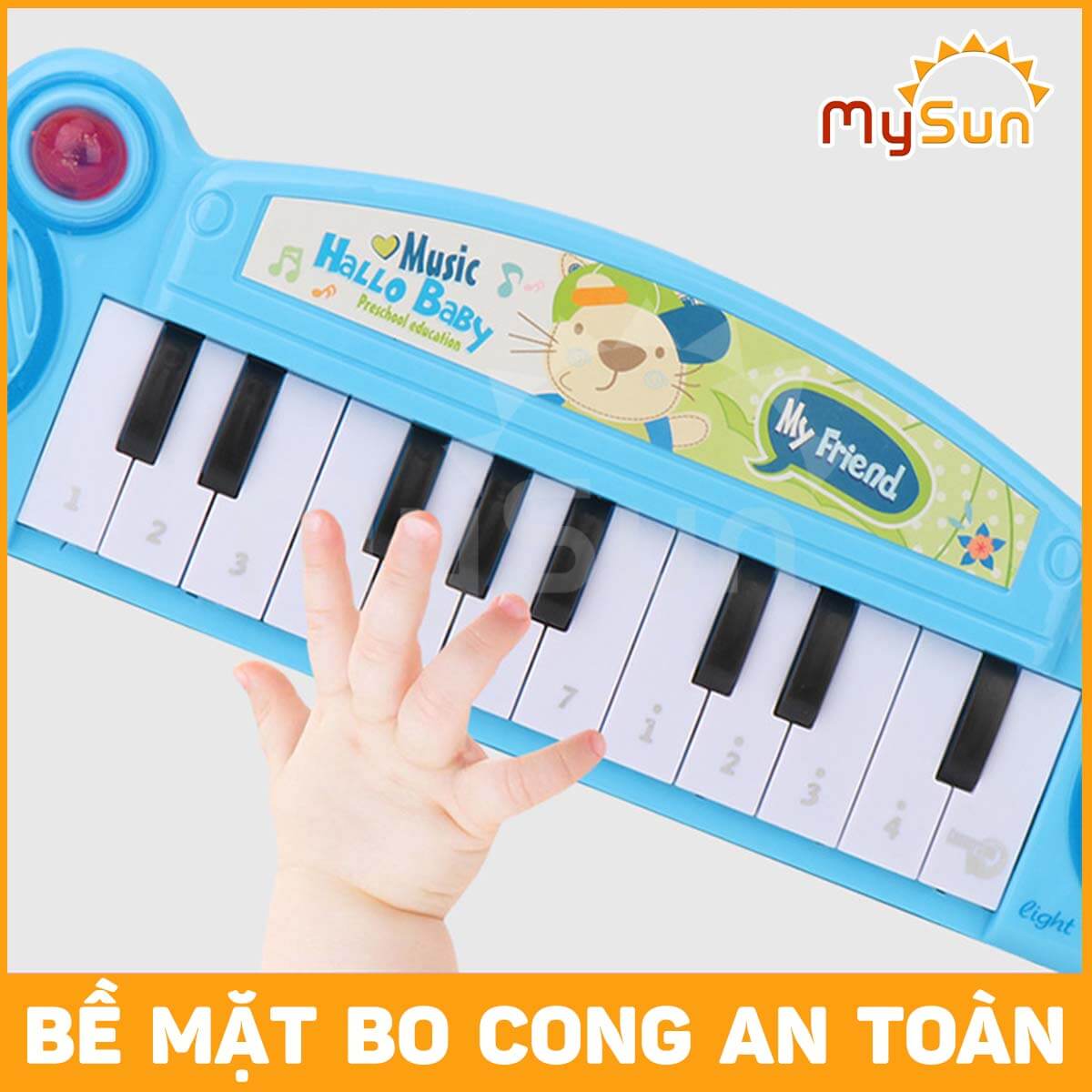 Đàn Piano Organ mini đồ chơi âm nhạc cụ cho bé gái trai phát triển trí tuệ thông minh MySun