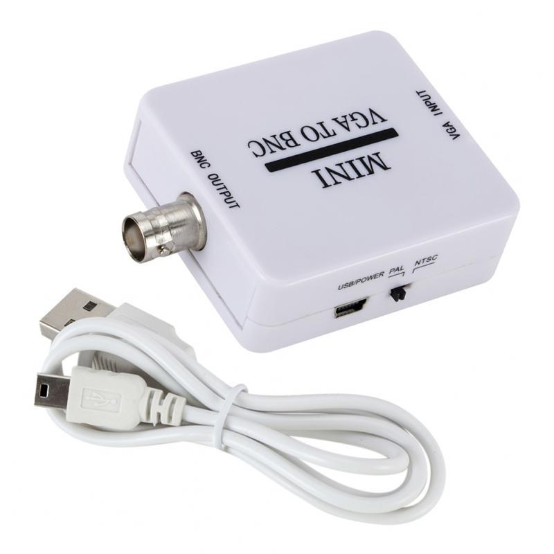 Mini HD VGA to BNC Video Digital Composite Converter Box For HDTV Monitor