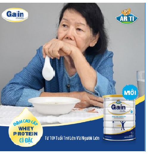 Sữa bột Sữa Arti Gain Adults Dinh loại 900g dinh dưỡng cho người gầy,chơi thể thao, lao động nặng, suy nhược