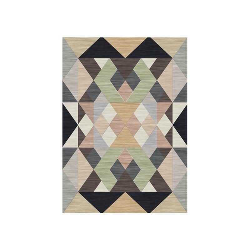 Thảm hình học phòng khách ghế sofa bàn cà phê đệm phòng ngủ chăn đầu giường dày chống trượt chân thảm thảm cửa