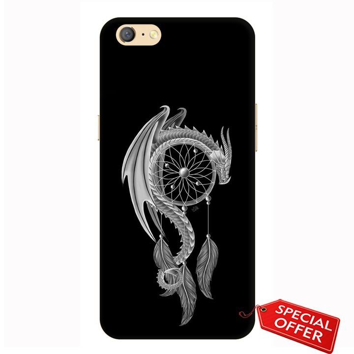 Ốp lưng dành cho Oppo A71- nhựa dẻo Silicone in hình Dreamcatcher Trắng