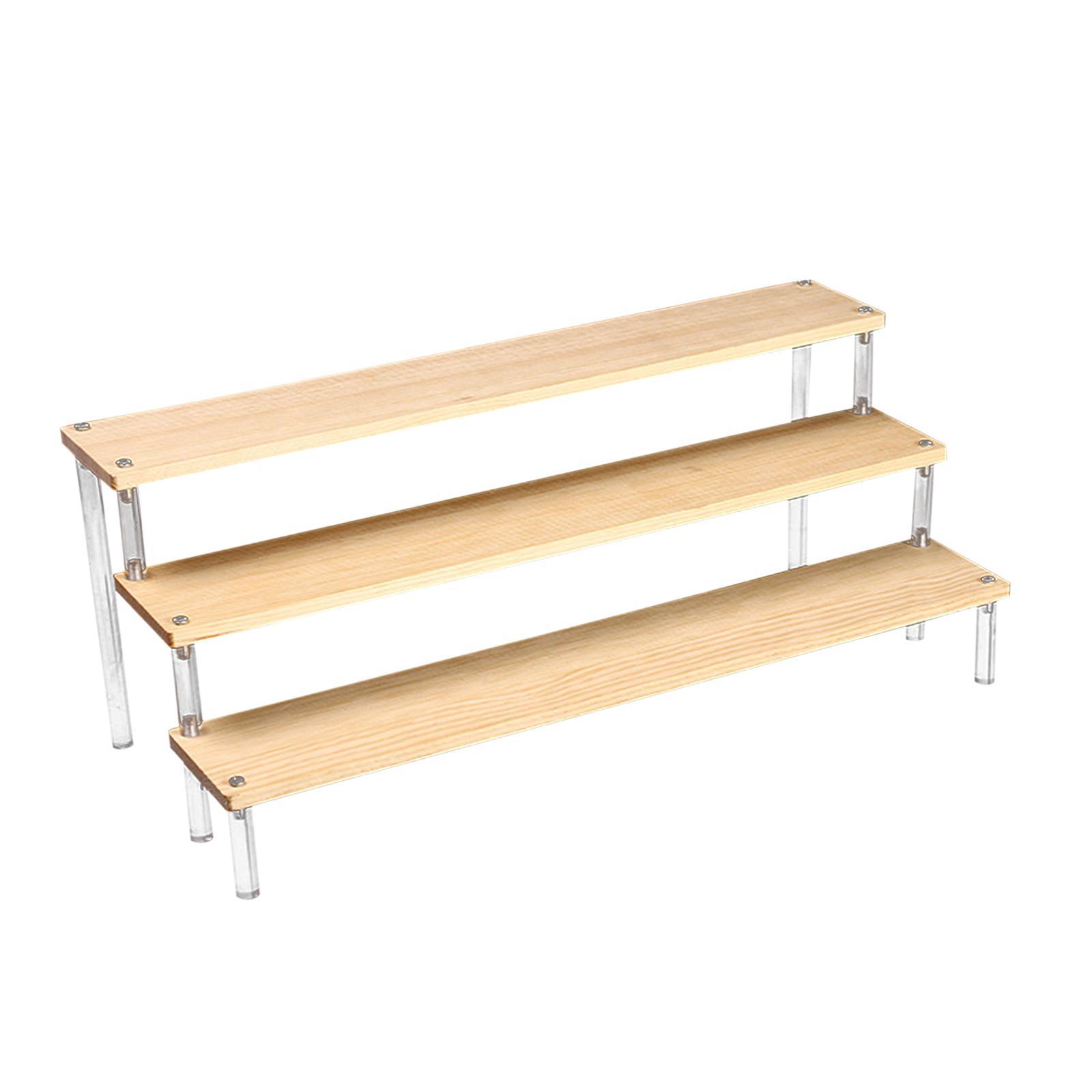 Transparent Acrylic Display Riser Shelf Dessert Display Cupcakes Holder Risers