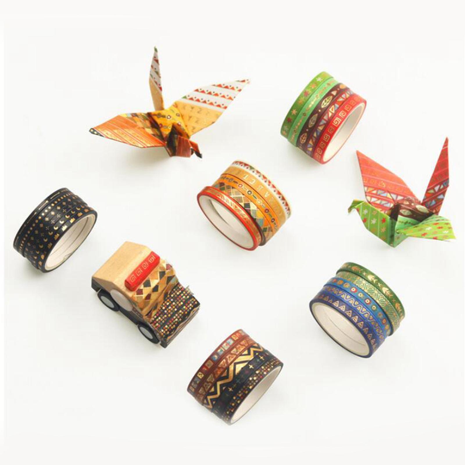 26pcs DIY Washi Paper Foil Decorative Sticky Sticker Paper Masking Adhesive Tape