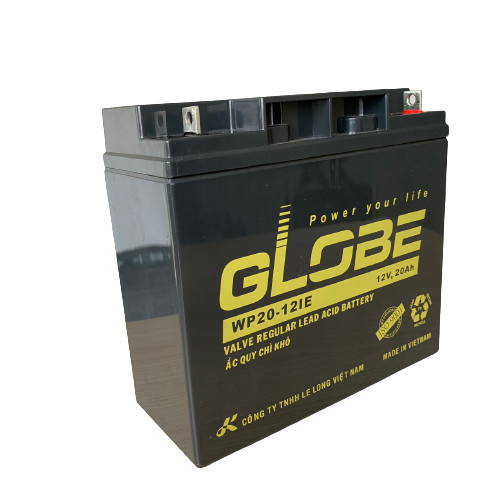 Bình Ắc Quy Khô GLOBE WP20-12IE - 12V 20Ah. Giá đã bao gồm VAT