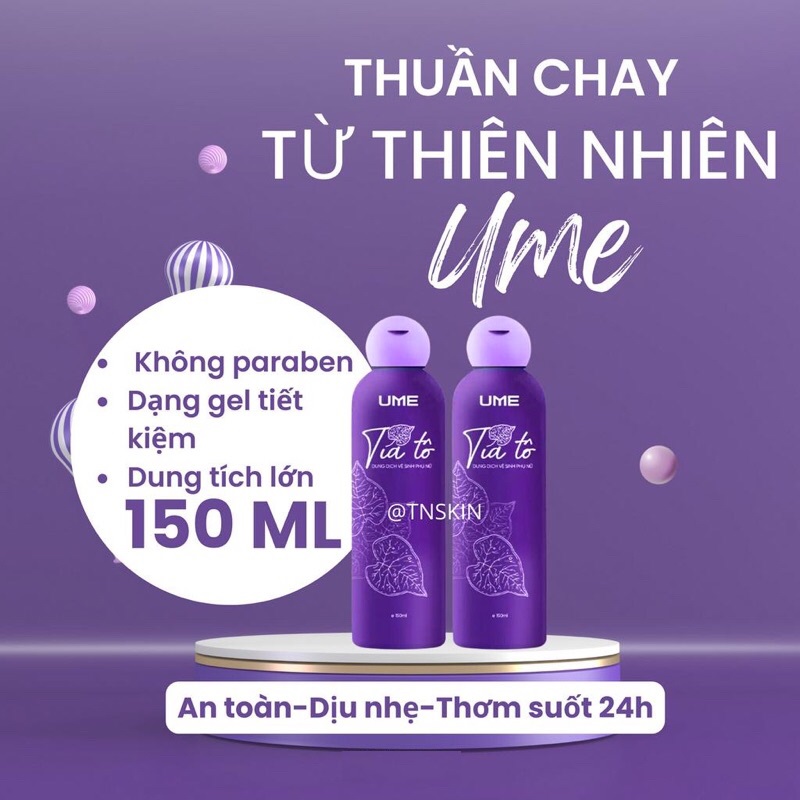 Dung dịch vệ sinh phụ nữ tía tô ume, ddvs phụ nữ hết nấm ngứa,làm sạch dịu nhẹ cân bằng độ pH từ thiên nhiên