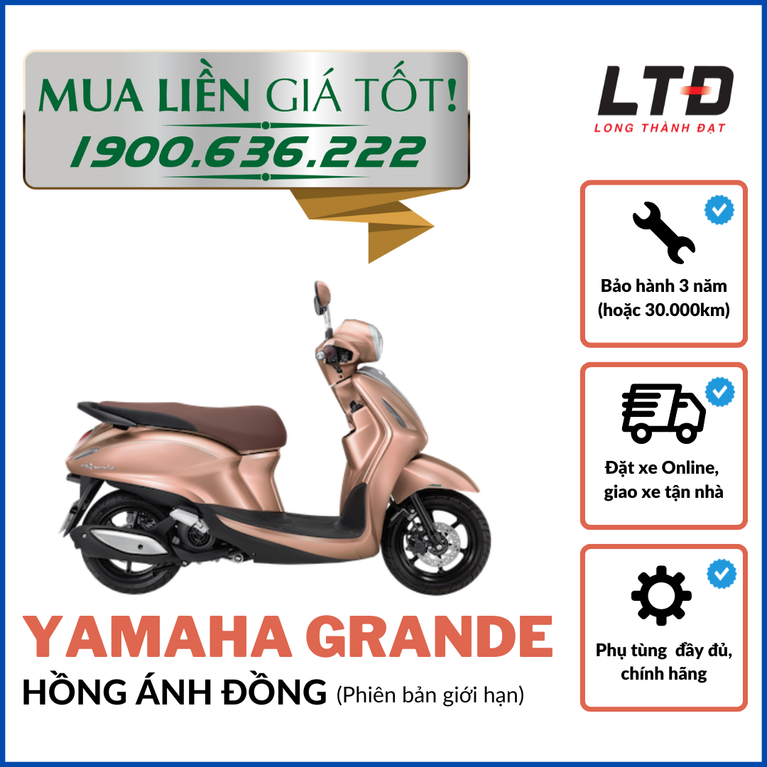 - Yamaha Grande hoàn toàn mới - Bản giới hạn