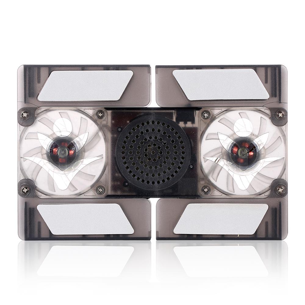 Đế làm mát máy tính xách tay hỗ trợ USB Thiết kế quạt kép với miếng chống trượt