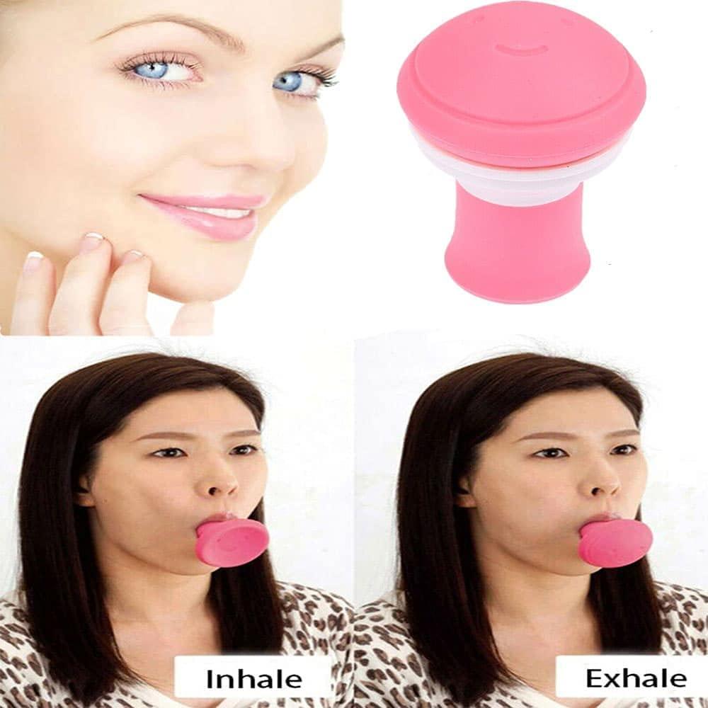 Huấn luyện cơ bắp nóng hố silica gel công cụ loại bỏ nếp nhăn v Hình dạng khuôn mặt giảm béo mặt nâng da Bài tập làm săn chắc màu cằm: màu đỏ