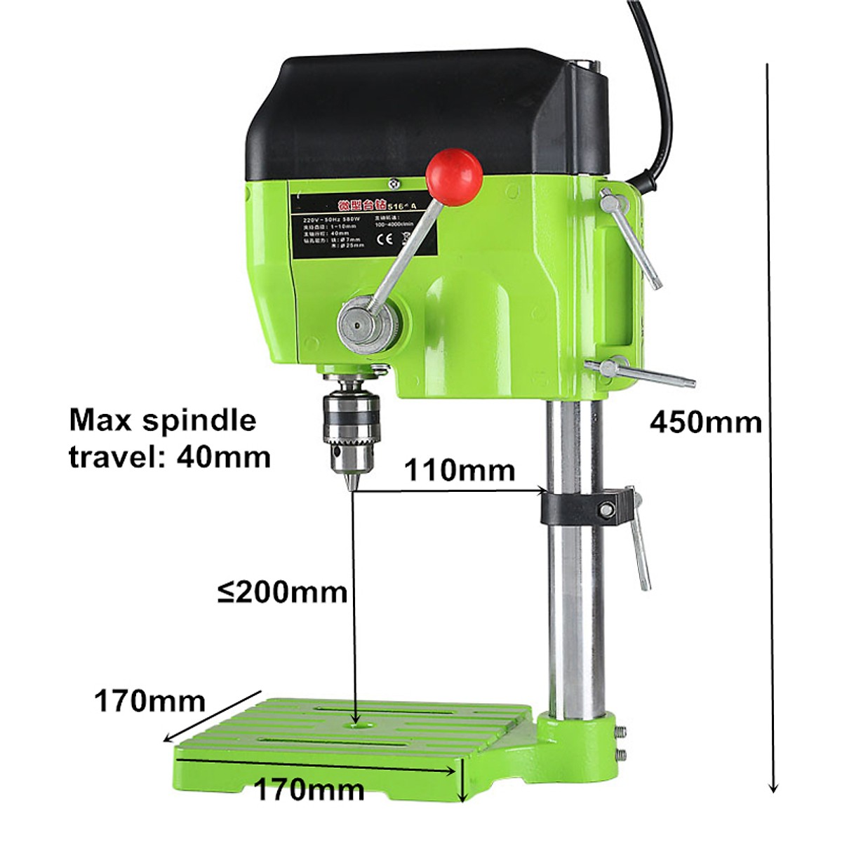 Máy Khoan Bàn 680W Miniq Công Suất Lớn