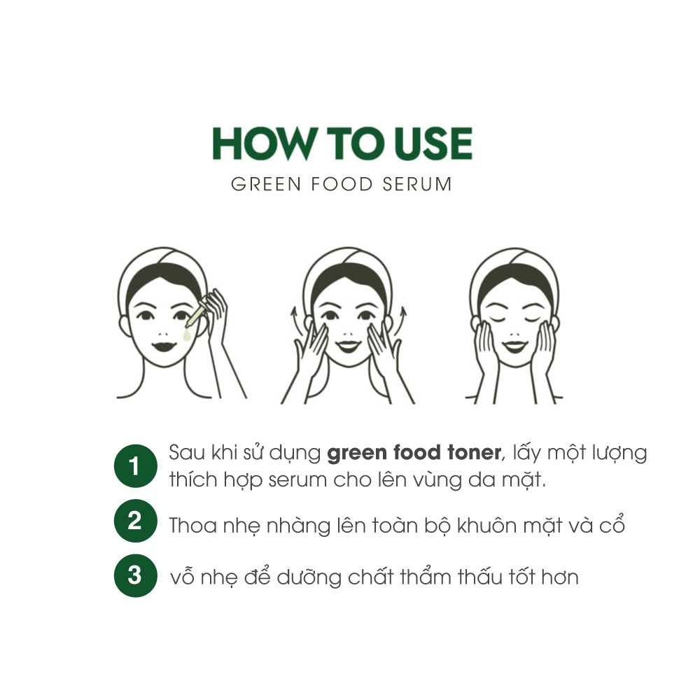 Tinh chất rau củ phục hồi da Graymelin Green Food Serum 50ml