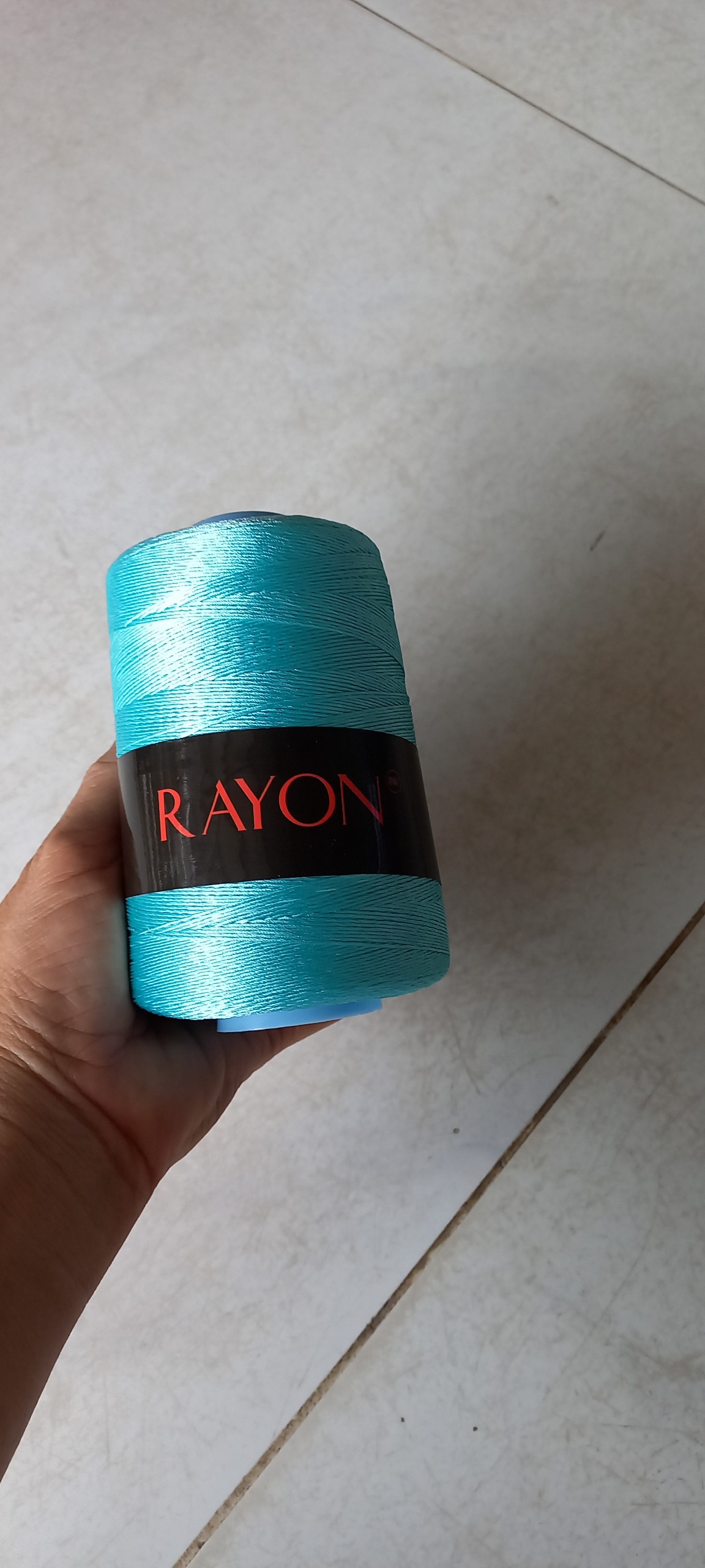 Sợi rayon dùng trong đan móc màu số 12