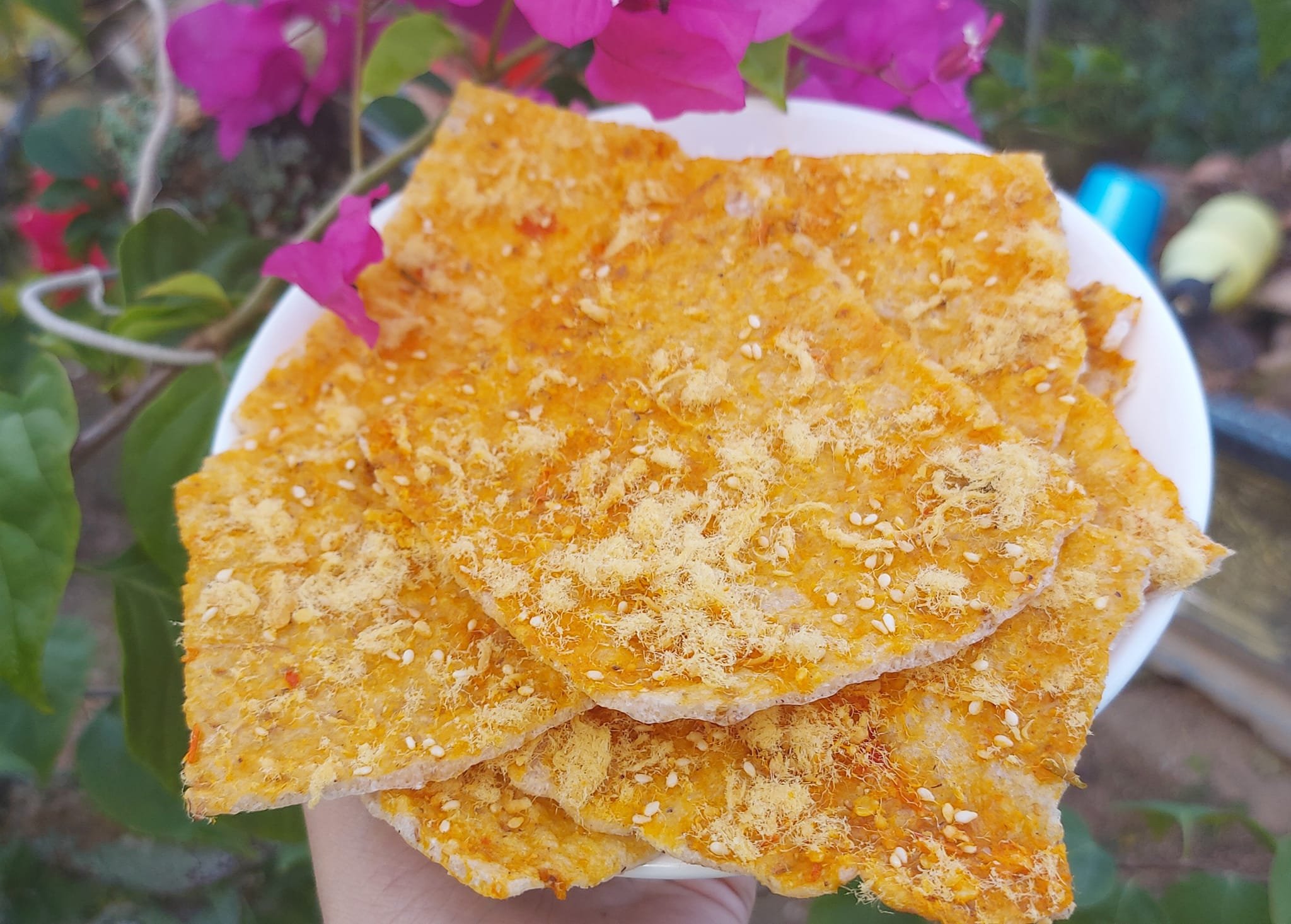 Bánh Tráng Nướng Trộn Chà Bông Gà Sachi 45gram