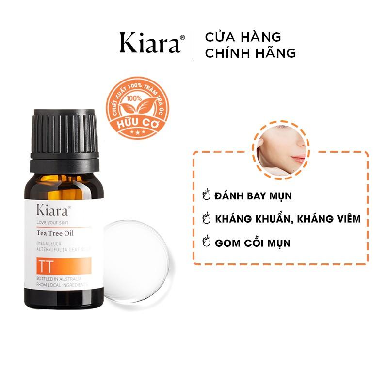 Tinh Dầu Tràm Trà Chấm Mụn Giảm Mụn Kiara Tea Tree Oil 10ml