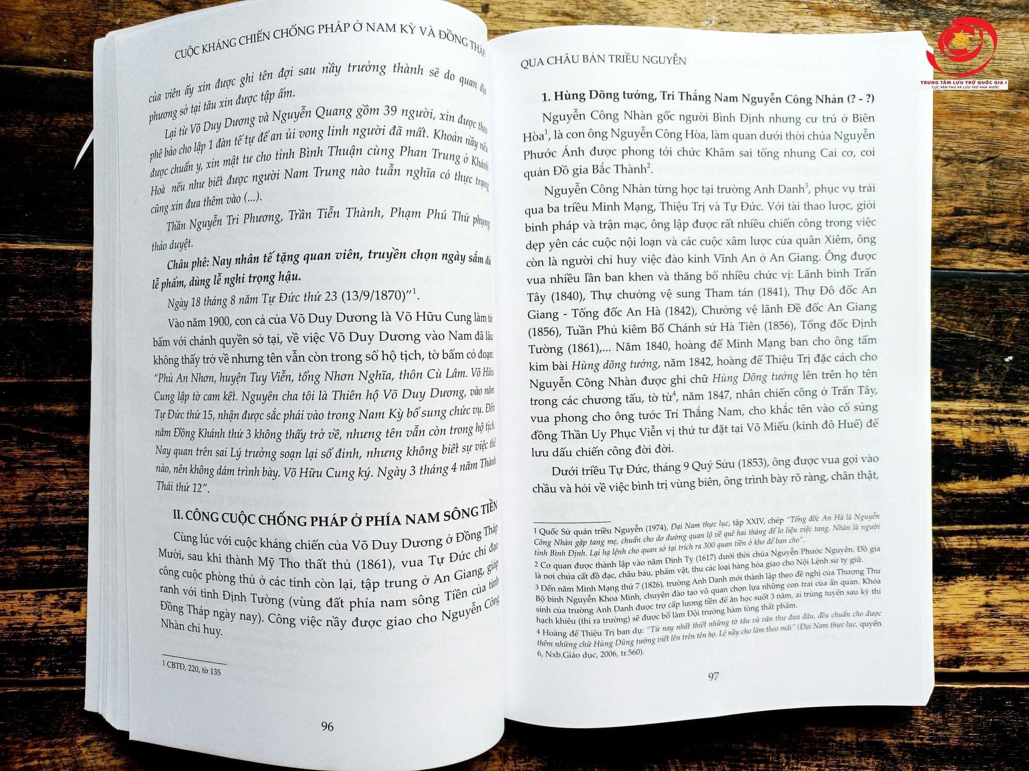 Cuộc kháng chiến chống Pháp ở Nam Kỳ và Đồng Tháp qua châu bản triều Nguyễn