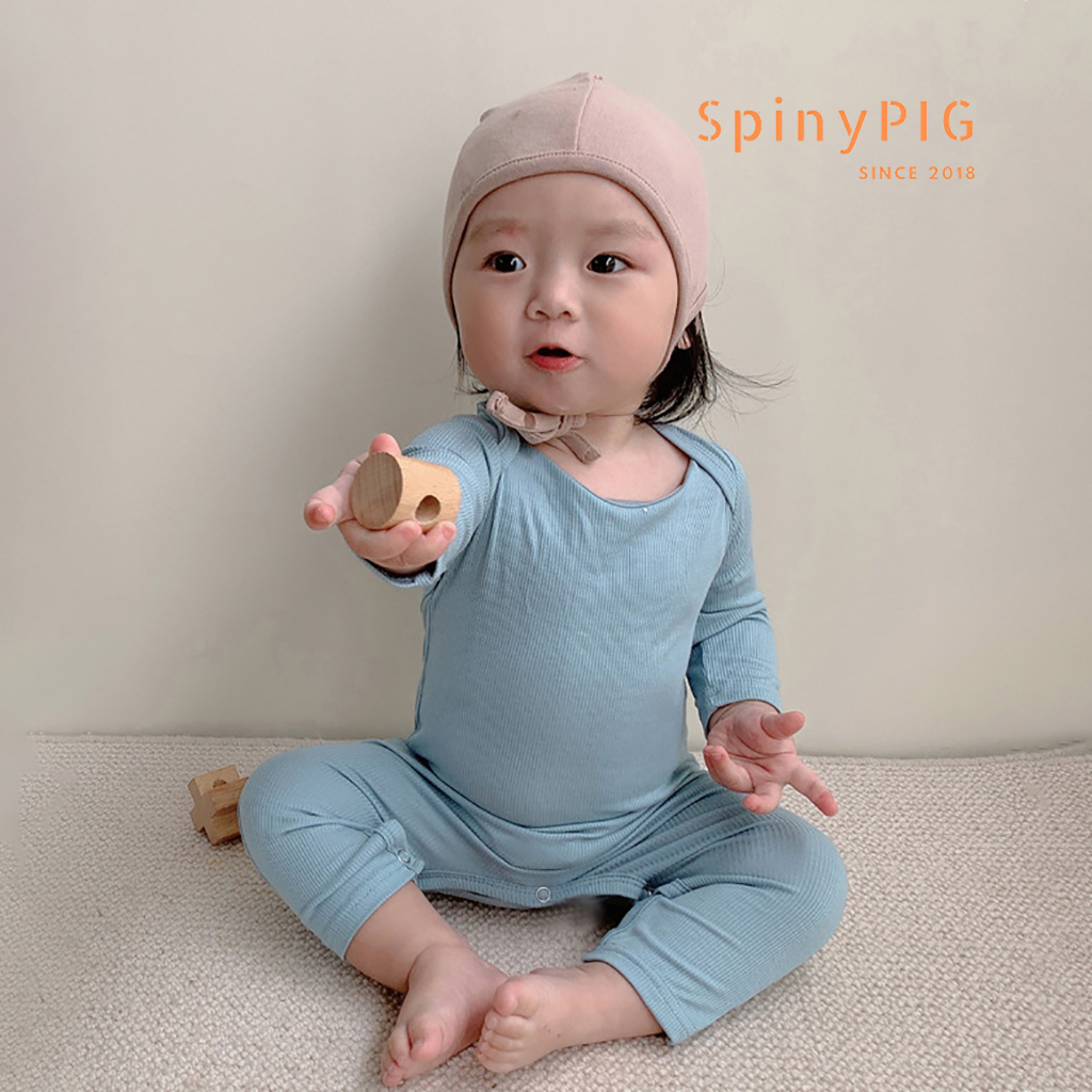 Bộ body cho bé 0-2 tuổi style Hàn Quốc cotton dài tay thu đông nhiều màu sắc cho bé trai bé gái