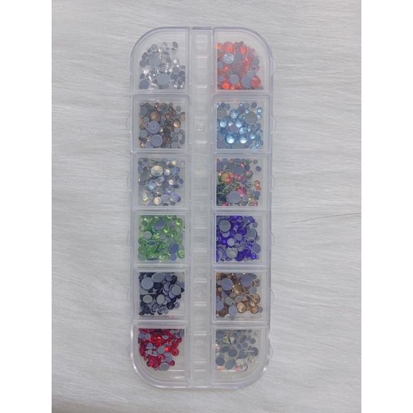 Đá chân keo mix màu mix size, đá chân lưới