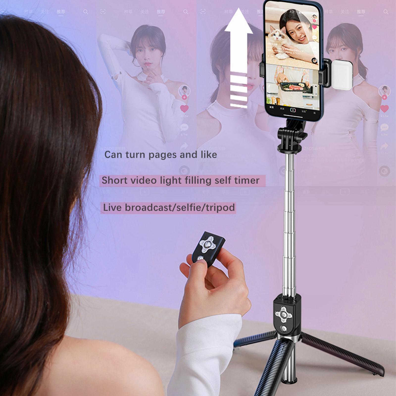 Selfie Stick Tripod Remote Lightweight for Video Recording Phone