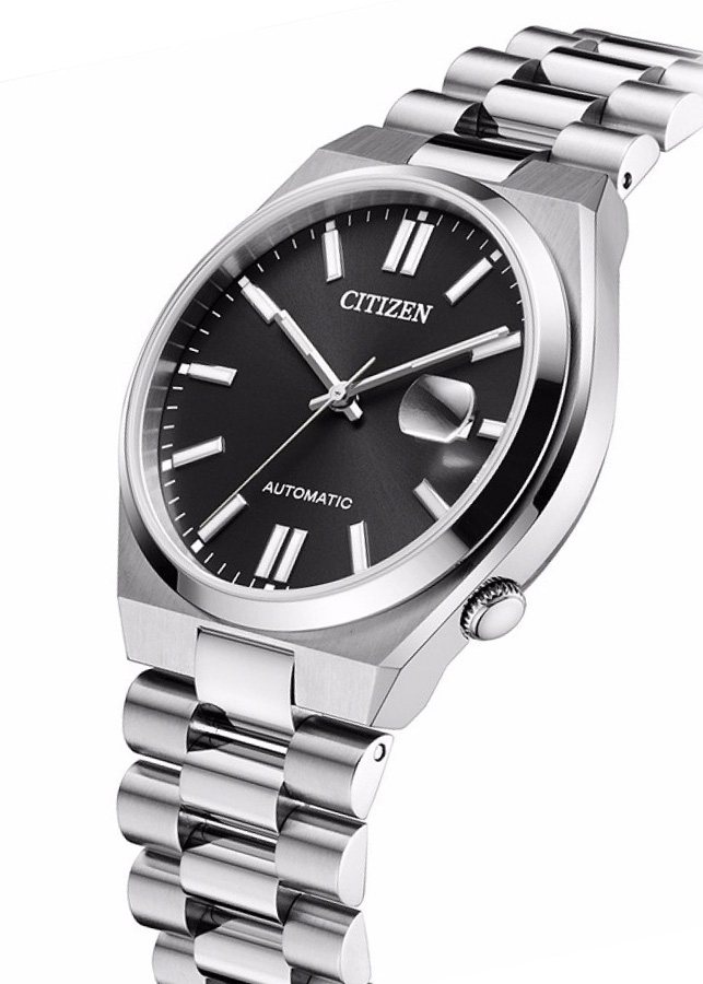 Đồng Hồ Nam Citizen Tsuyosa Dây Thép Không Gỉ Máy Cơ-Automatic NJ0150-81E - Mặt Đen (Sapphire)