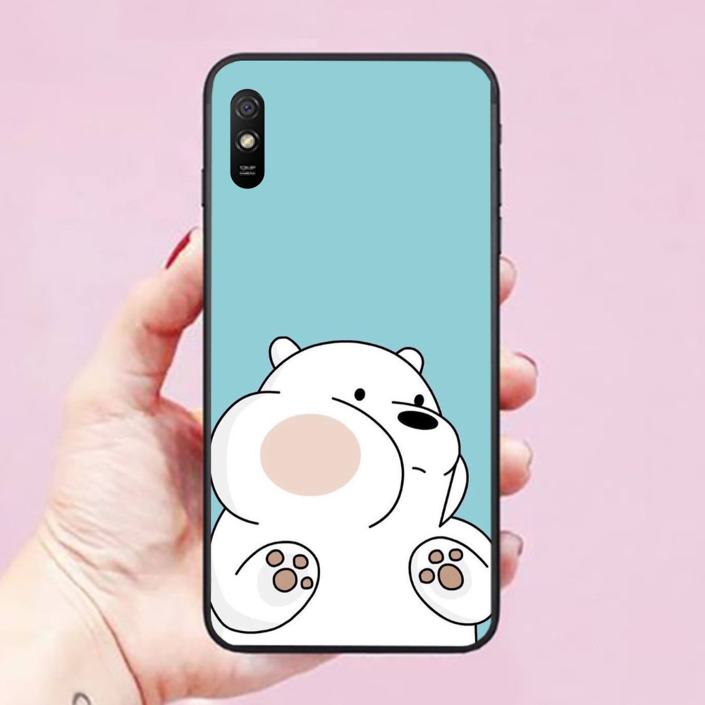 Ốp lưng điện thoại dành cho Xiaomi Redmi 9A hình Chú Gấu Dễ Thương