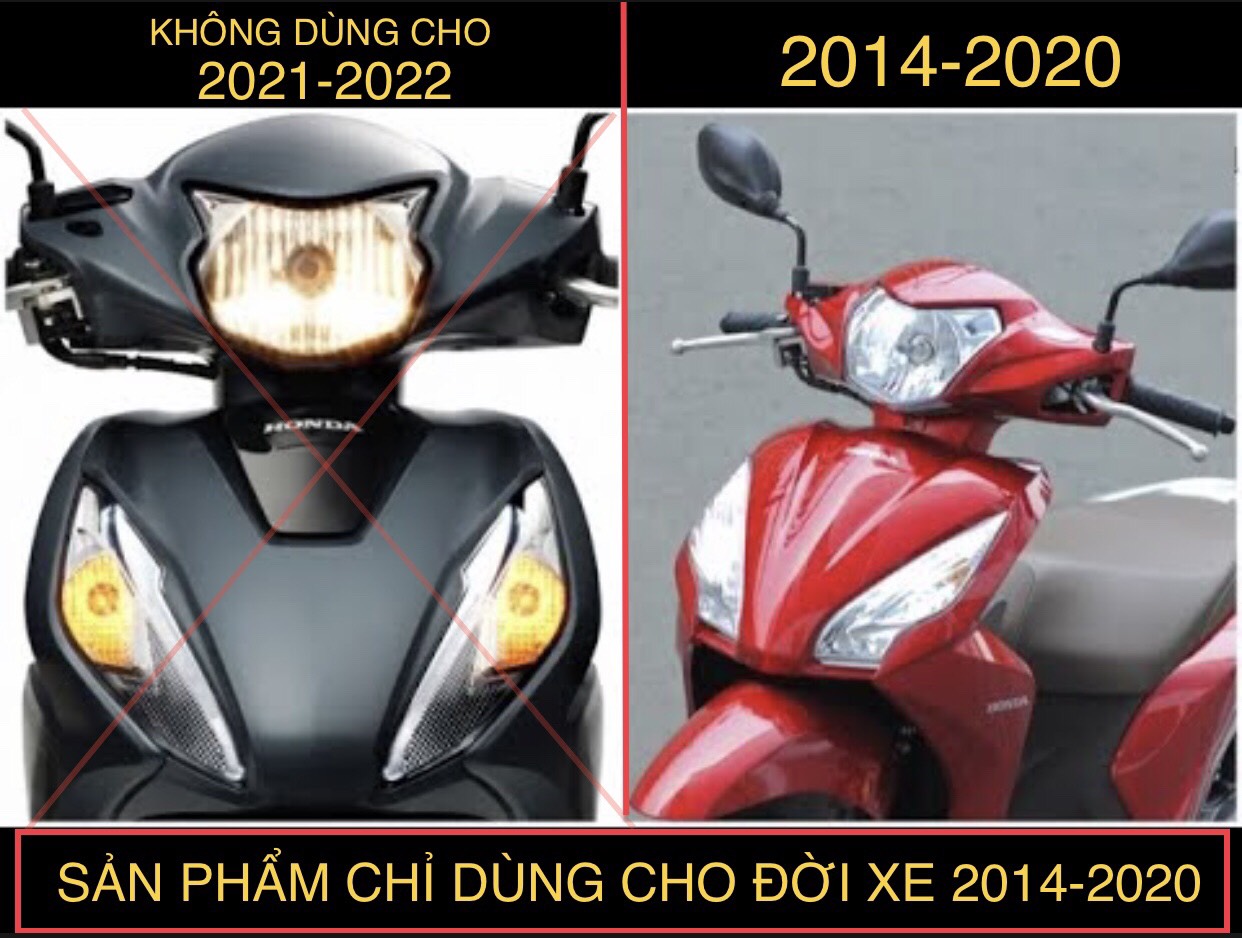 COMBO ỐP PHỤ KIỆN TRANG TRÍ VISION 2014 2015 2016 2017 2018 2019 2020 CROM