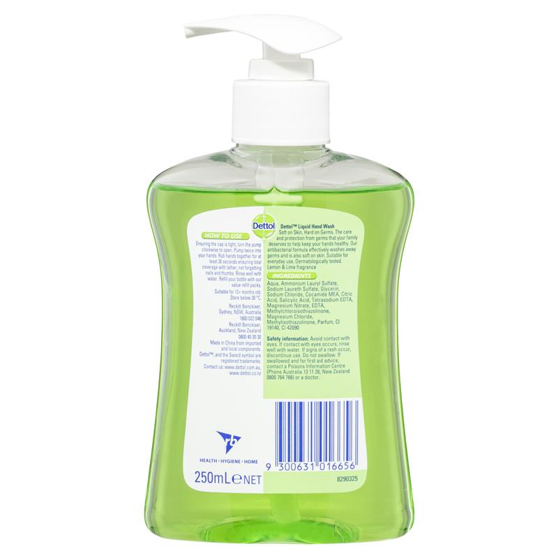 Nước rửa tay diệt khuẩn Dettol Hand Wash dưỡng da 250ml - QuaTangMe Extaste