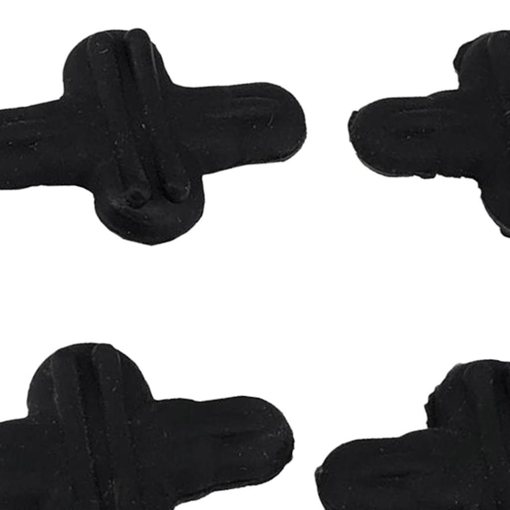 4ps Bow String Leech Silencer Rubber Shock Absorber Reduce Noise Vibration Damper