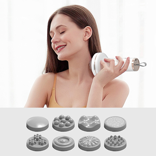 Máy massage cầm tay không dây pin sạc mini 8 đầu Puli PL-670