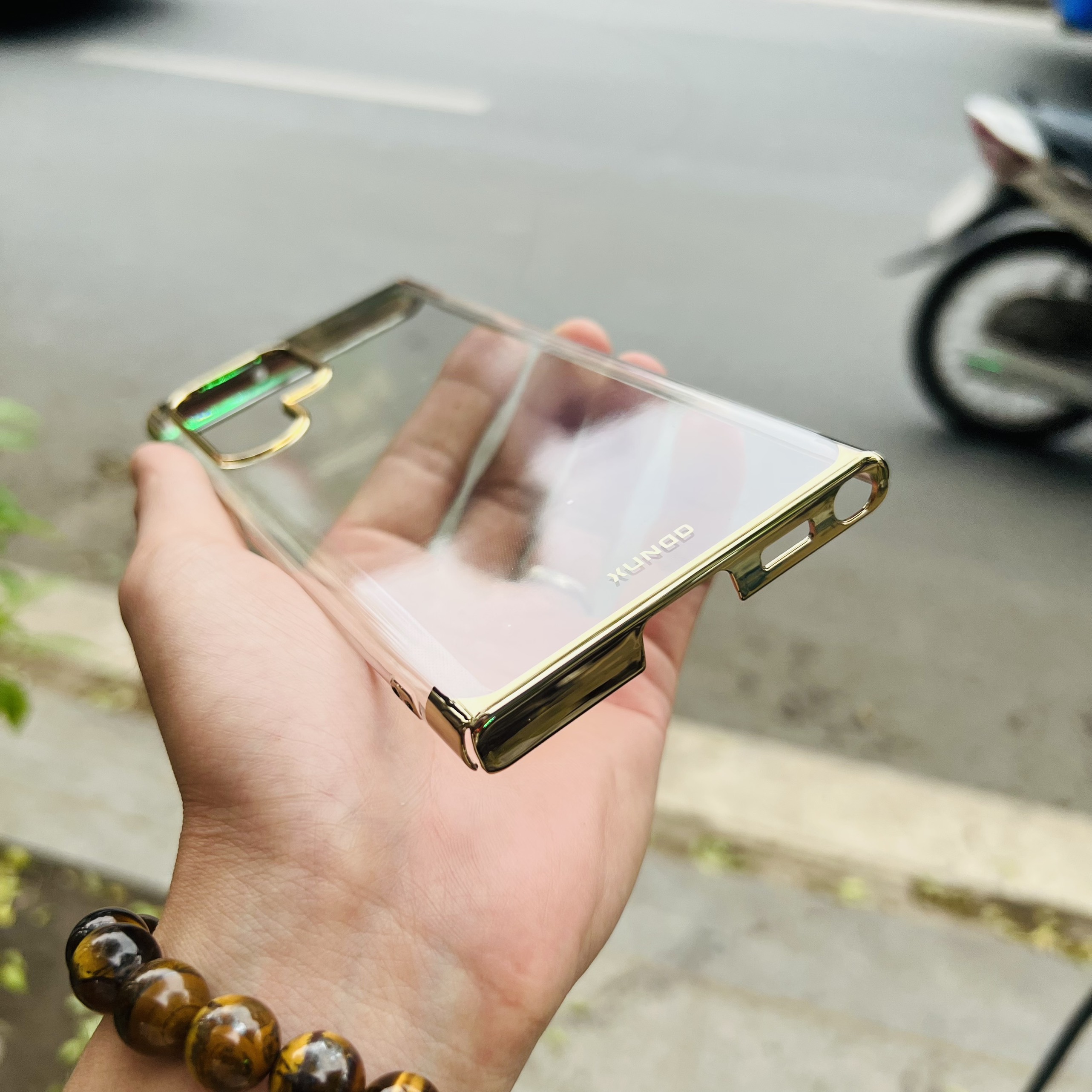 Ốp lưng dành cho SamSung Galaxy S23 Ultra chính hãng XUNDD trong suốt viền xi, không ố vàng- Hàng nhập khẩu