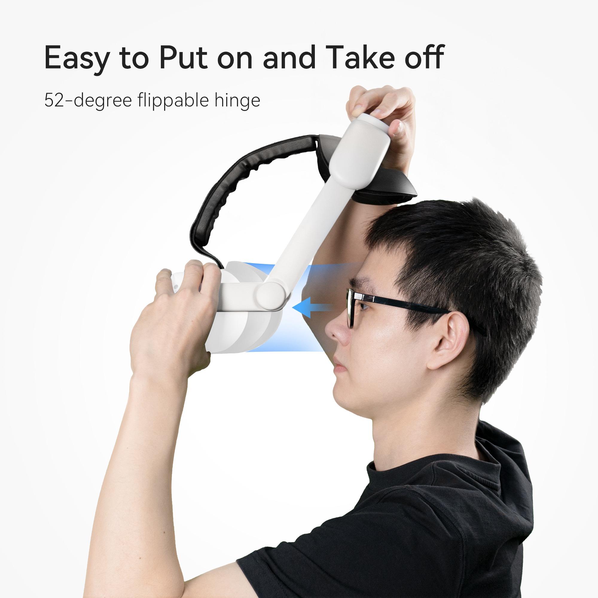 Thiết kế Kiwi cho Oculus Quest 2 Dây đeo đầu điều chỉnh có thể điều chỉnh TỔNG HỢP Hỗ trợ cải thiện sự thoải mái cho phụ kiện VR màu sắc: như chương trình