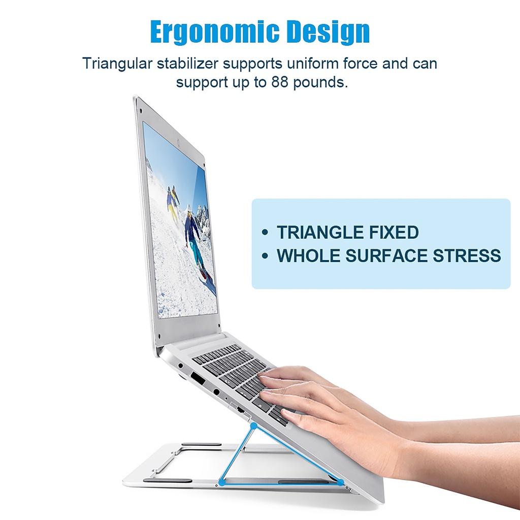 Adjustable Laptop Stand Ergonomic Portable Computer Stand Laptop Holder For 10-17 3inch ELEN