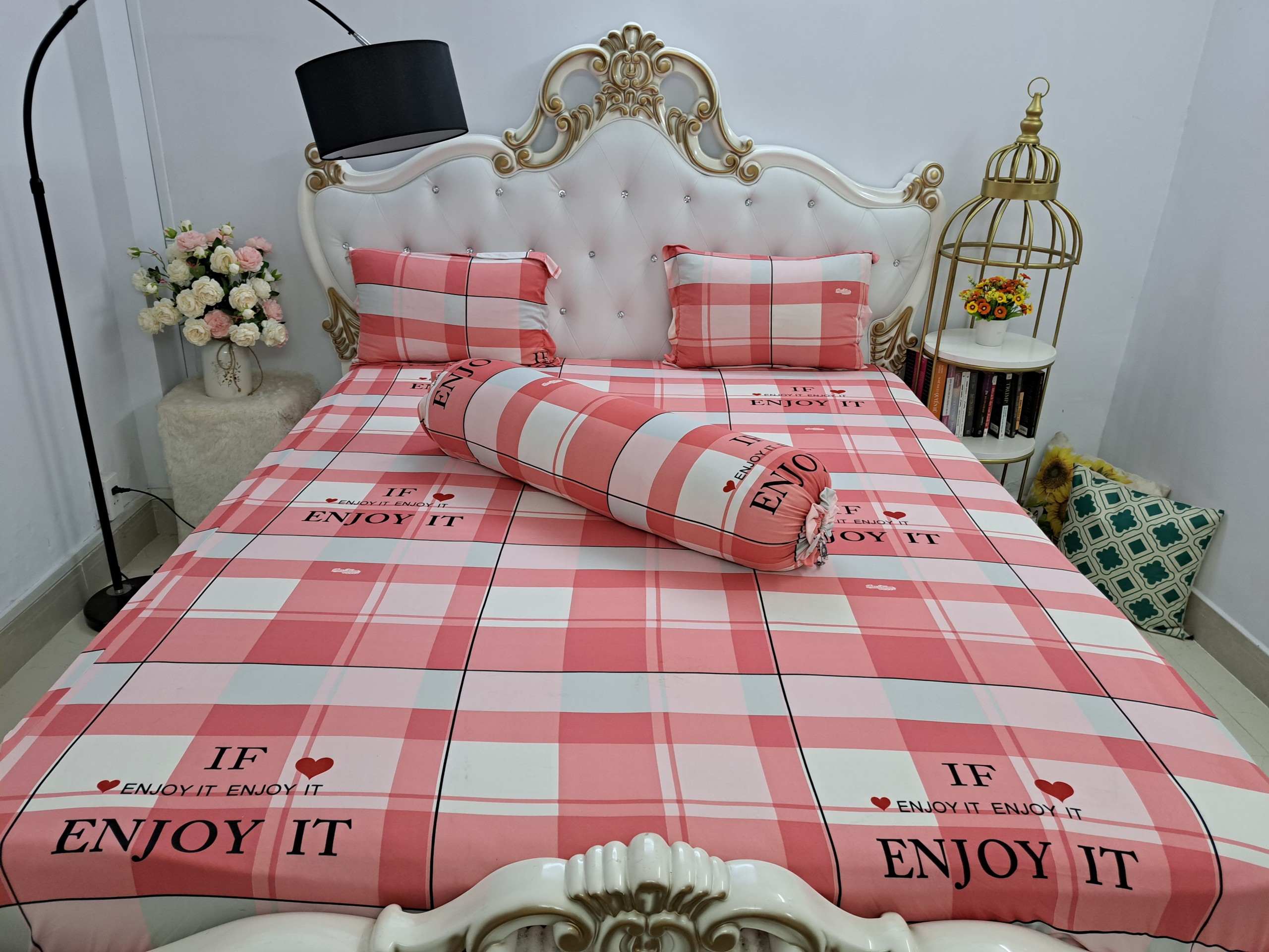 Bộ Drap gối Thun Hàn Quốc mát lạnh đủ size