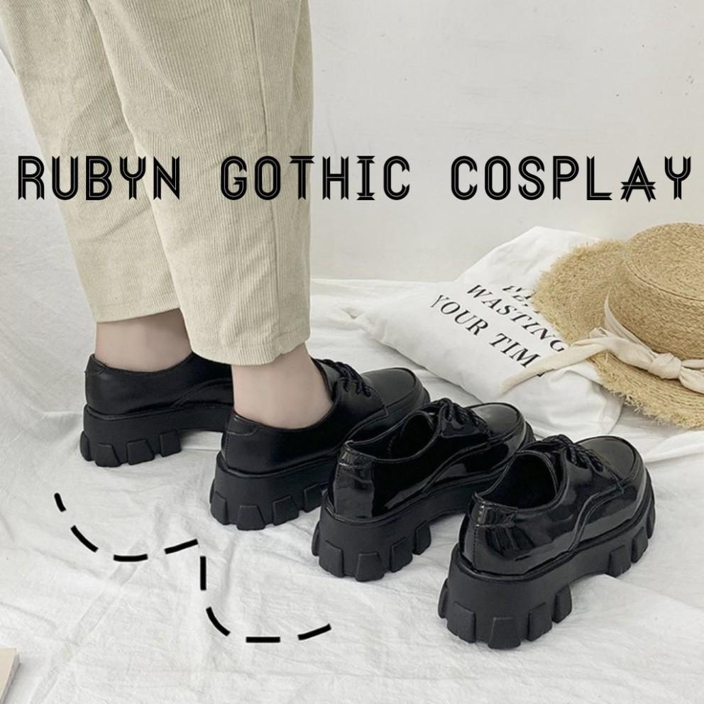 Giày Boot Oxford cổ thấp cá tính ( BÓNG & NHÁM ) ( Size 35 - 40 )