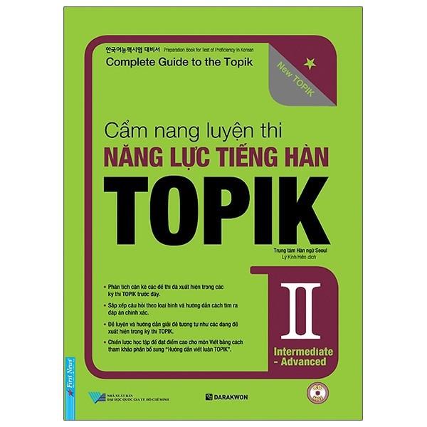 Sách - Combo Cẩm Nang Luyện Thi Năng Lực Tiếng Hàn TOPIK + CD - First News