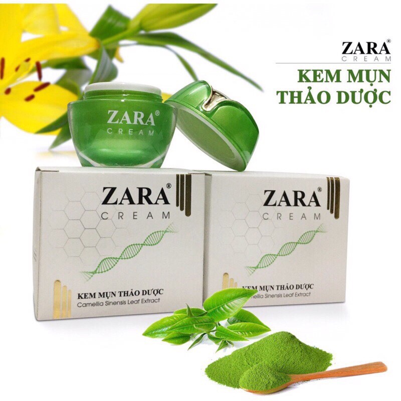 Kem ngừa mụn thảo dược Zara 12g