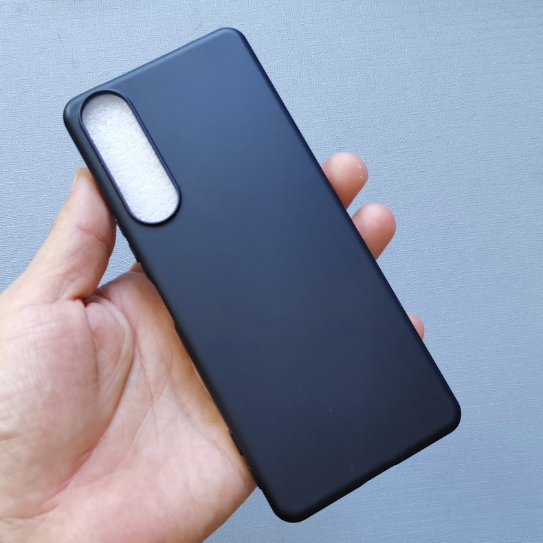 Ốp lưng dẻo cho Sony Xperia 1 IV, Xperia 5 IV, Xperia 10 IV  - đen cao cấp, chống bám vân tay