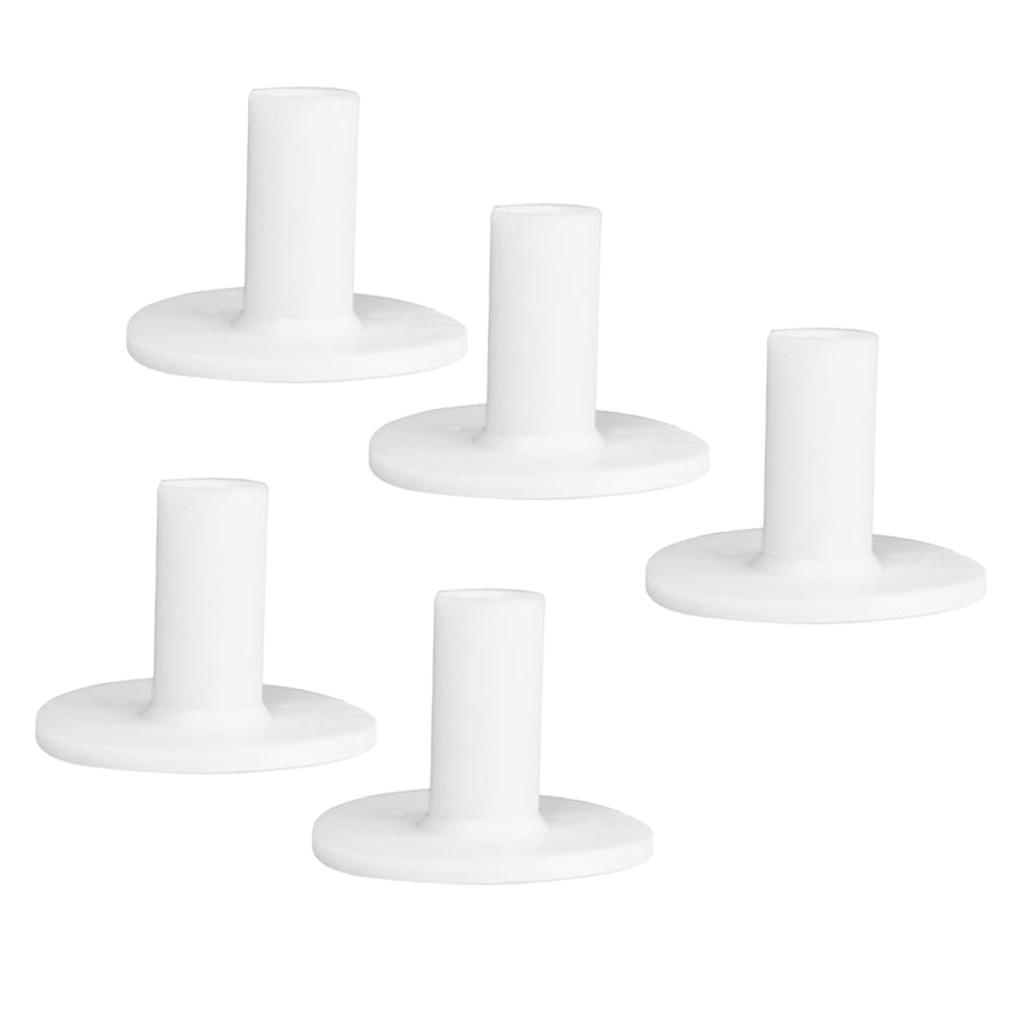 2-3pack 5Pcs Plastic Driving Range Golf Tees Holder Tee Training Practice Mat