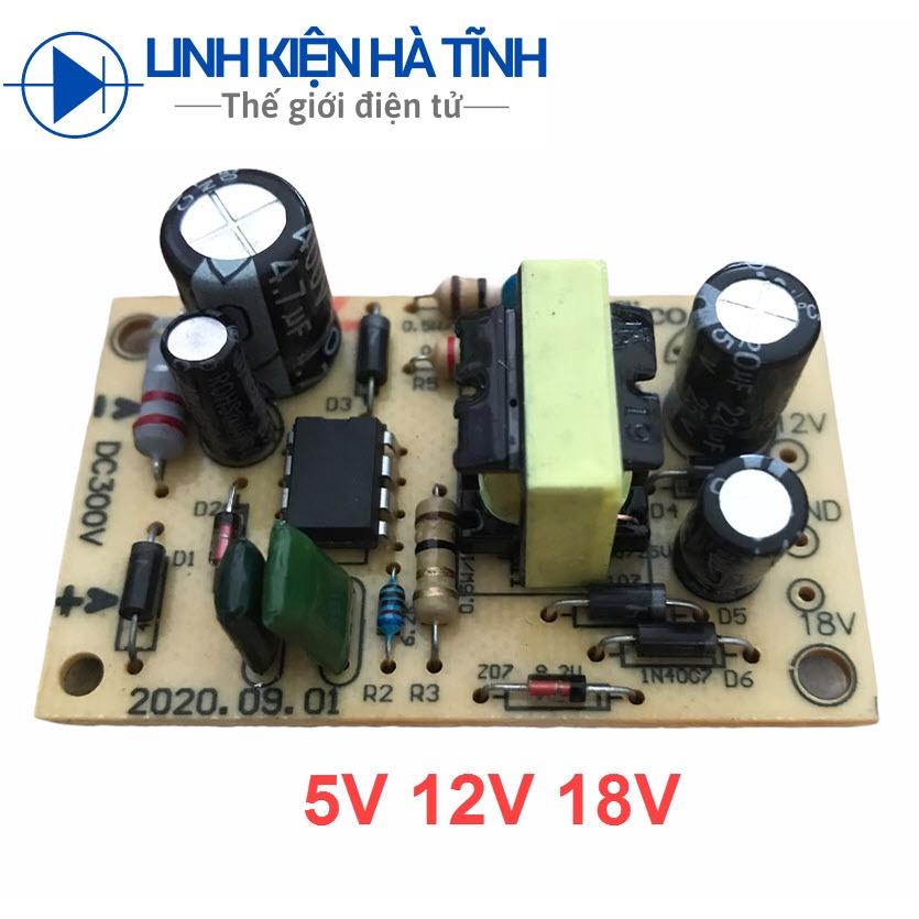 Mạch nguồn đa năng cho bếp từ 5V / 12V / 18V nguồn bếp từ